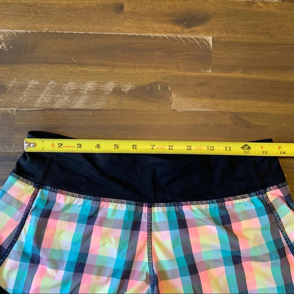 Lululemon Wee Wheezy Check Bleached Coral Cadet Blue/Black - Picture 6 of 6